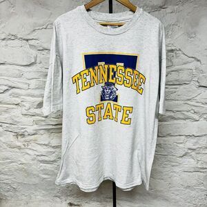 Champion Tennessee State Tigers University Single Stitch T Shirt Vtg Made in USA